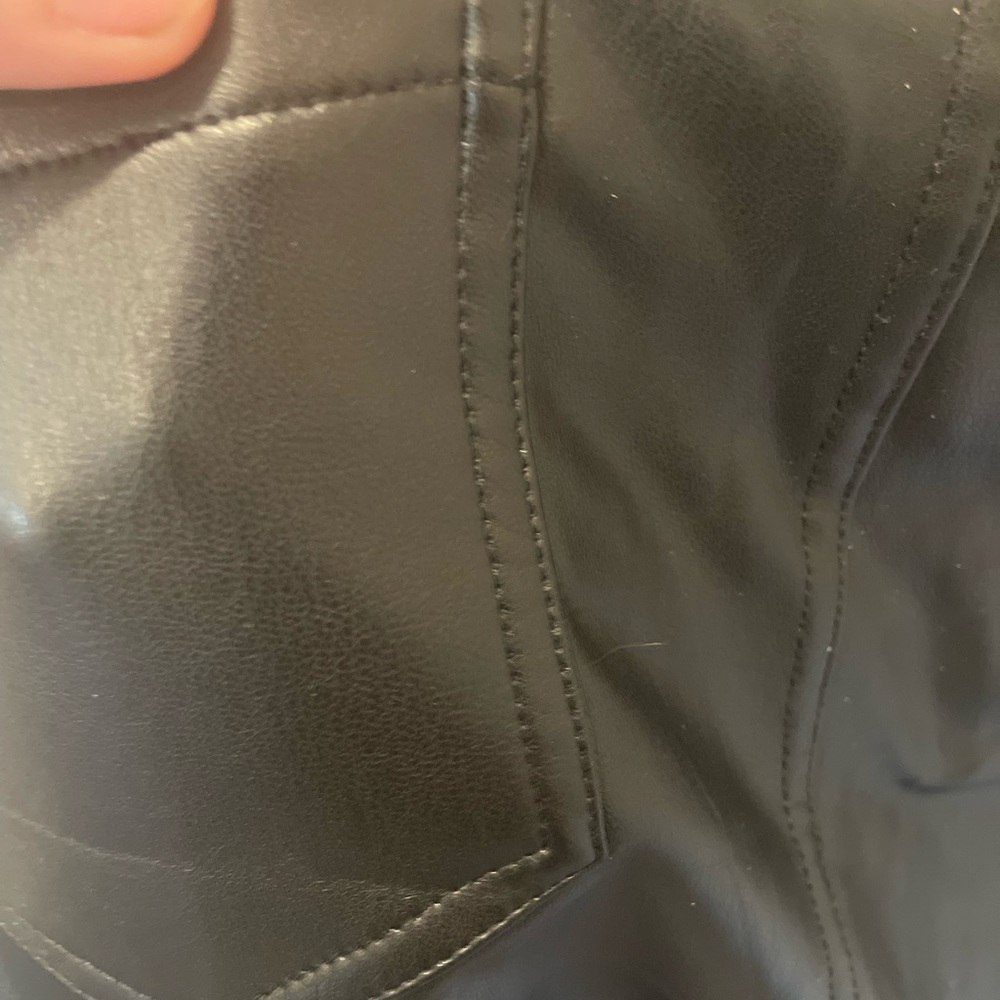 Bebe Leather Pants - image 3